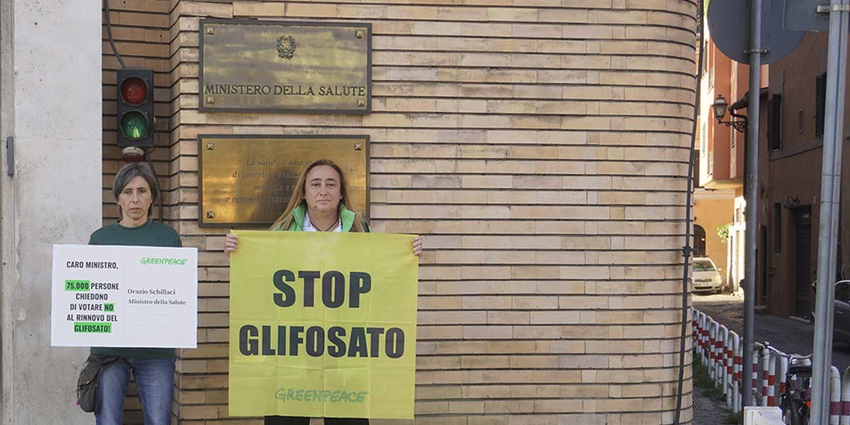 Greenpeace, oltre 75 mila firme contro il glifosato